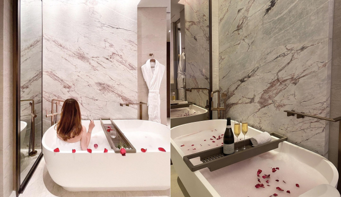  Staycation 打卡_酒店泳池_浴缸酒店